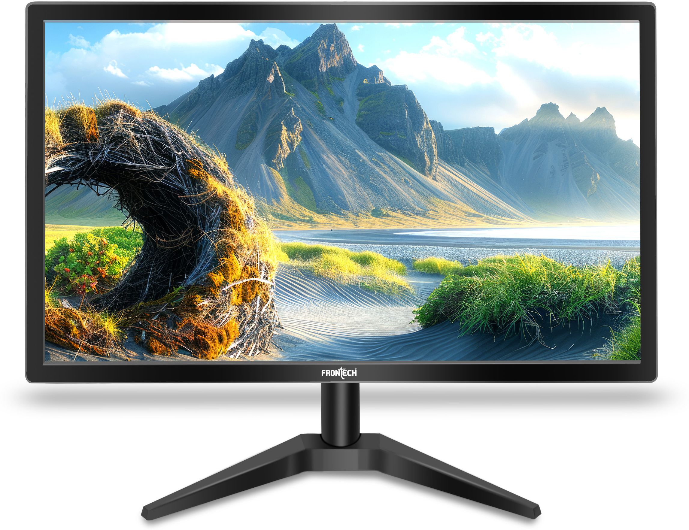 Frontech - 55.88 cm (22 inch) HD LED Backlit VA Panel Monitor (MON-0060)-image-9