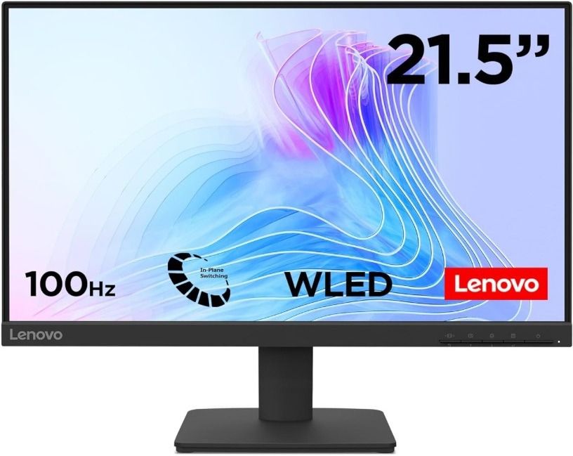 Lenovo S” Series 54.61 cm (22 inch) Full HD LED Backlit IPS Panel Monitor (S22‑4e 21.5″ FHD (1920×1080) IPS Monitor | 100 Hz | HDMI & VGA |)-image-36