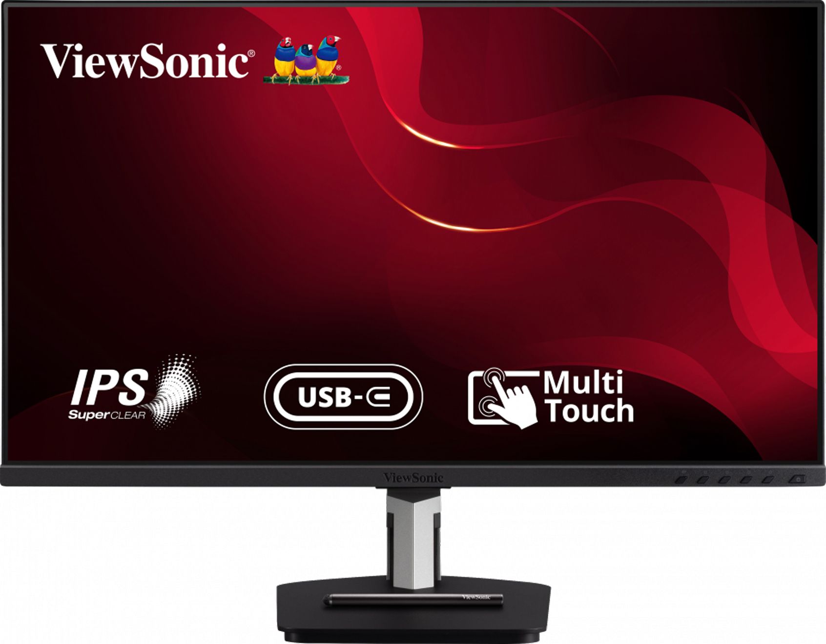 ViewSonic TD Series 60.45 cm (23.8 inch) Full HD LED Backlit IPS Panel Advanced Ergonomics-dual hinge design, Fine Writing Stylus, Touch technology Monitor (TD2455)-image-20