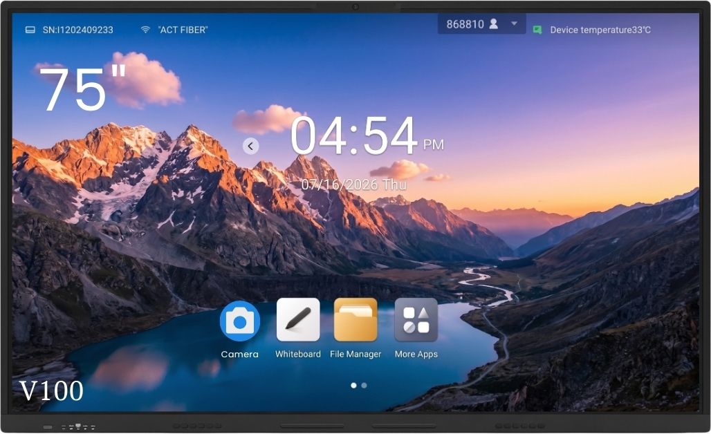 TONZO 190.5 cm (75 inch) 4K Ultra HD OLED Panel Monitor (Interactive Flat Panel Display With Camera 8GB/128GB Android 14)-image-9