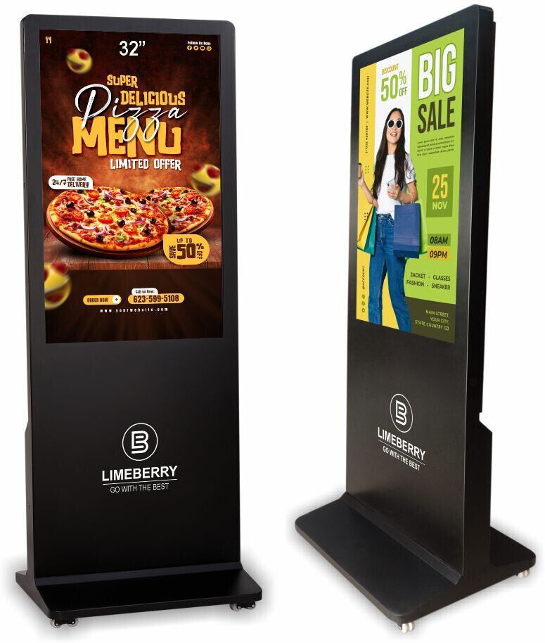 LIMEBERRY Digital Signage Standee Projector Screen Kiosk Advertisement Machine 81.28 cm (32 inch) Full HD LED Backlit IPS Panel Monitor (LB321-AU)-image-21