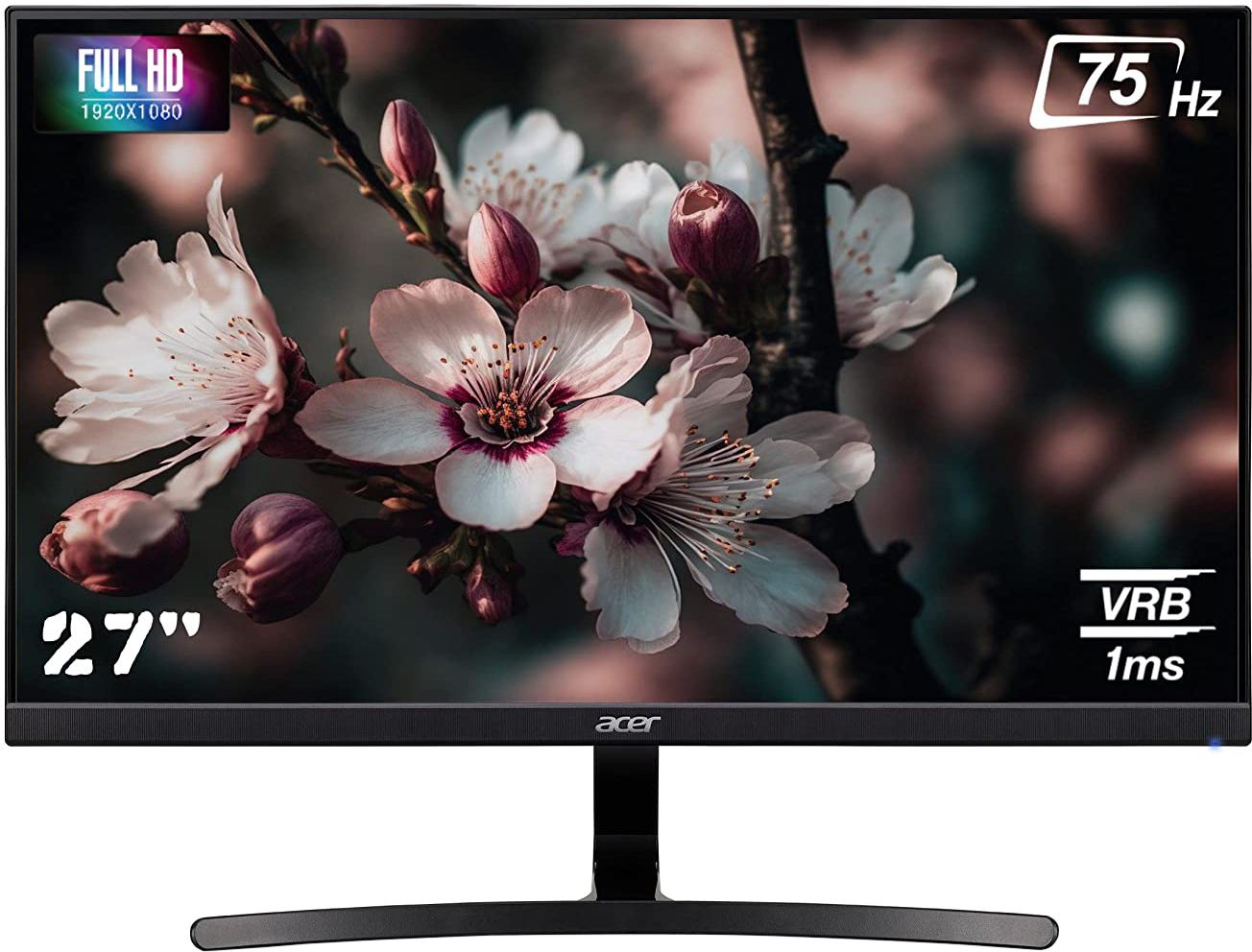 Acer 68.58 cm (27 inch) Full HD IPS Panel with VGA, HDMI, Comfy View, Ergonomic Stand, Flicker Free, Blue Light Shield Monitor (K273)-image-23