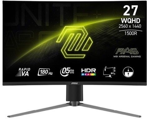 MSI 68.58 cm (27 inch) Curved WQHD VA Panel with Anti-Flicker Technology, 105% SRGB, Tilt Adjustment, Height Adjustable, Curved Gaming Gaming Monitor (MAG 27CQ6PF)-image-22