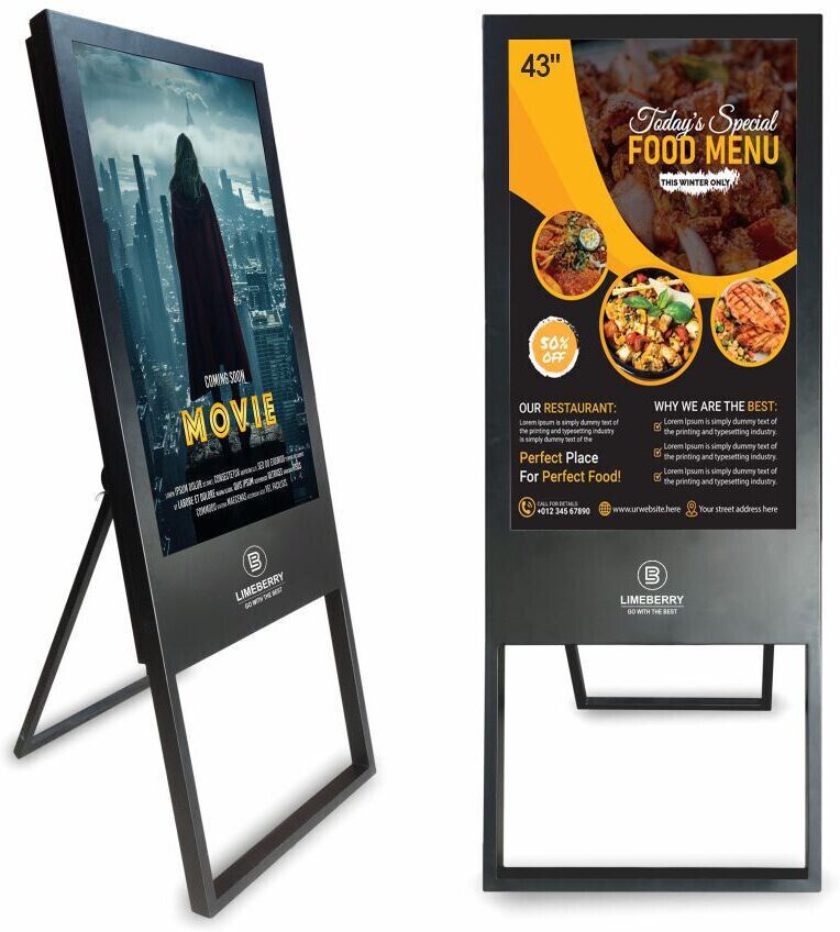 LIMEBERRY Digital Signage Standee Projector Screen Kiosk Advertisement Machine 109.22 cm (43 inch) Full HD LED Backlit IPS Panel Monitor (LB431-AU)-image-22