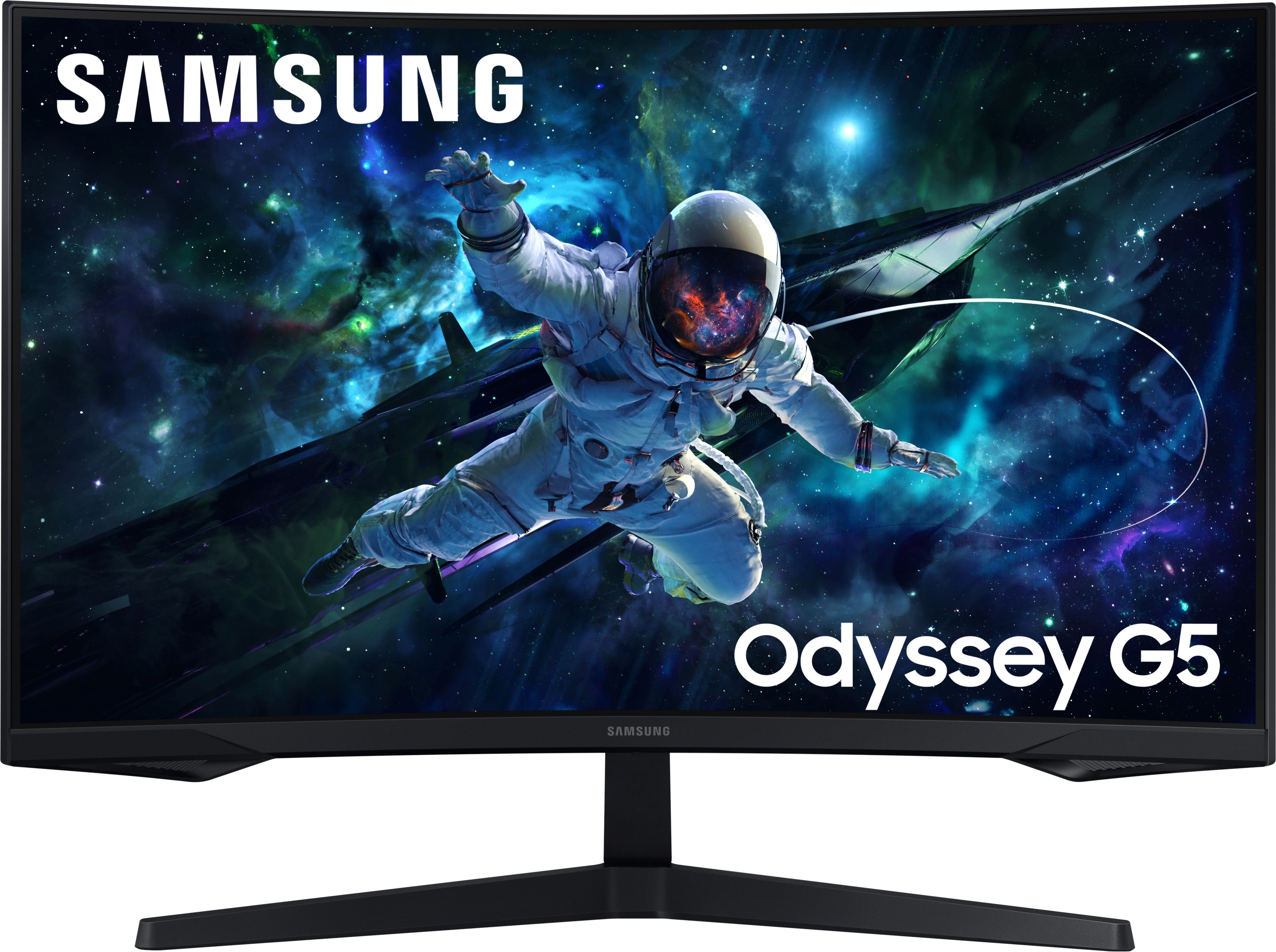 Samsung Odyssey G5 80.0 cm (32 inch) Curved Quad HD LED Backlit VA Panel with HDR10, 1000R curvature, 300 nits brightness, Ports-HDMI,DP,Headphone, DP Cable� Monitor (LS32CG550EWXXL)-image-37