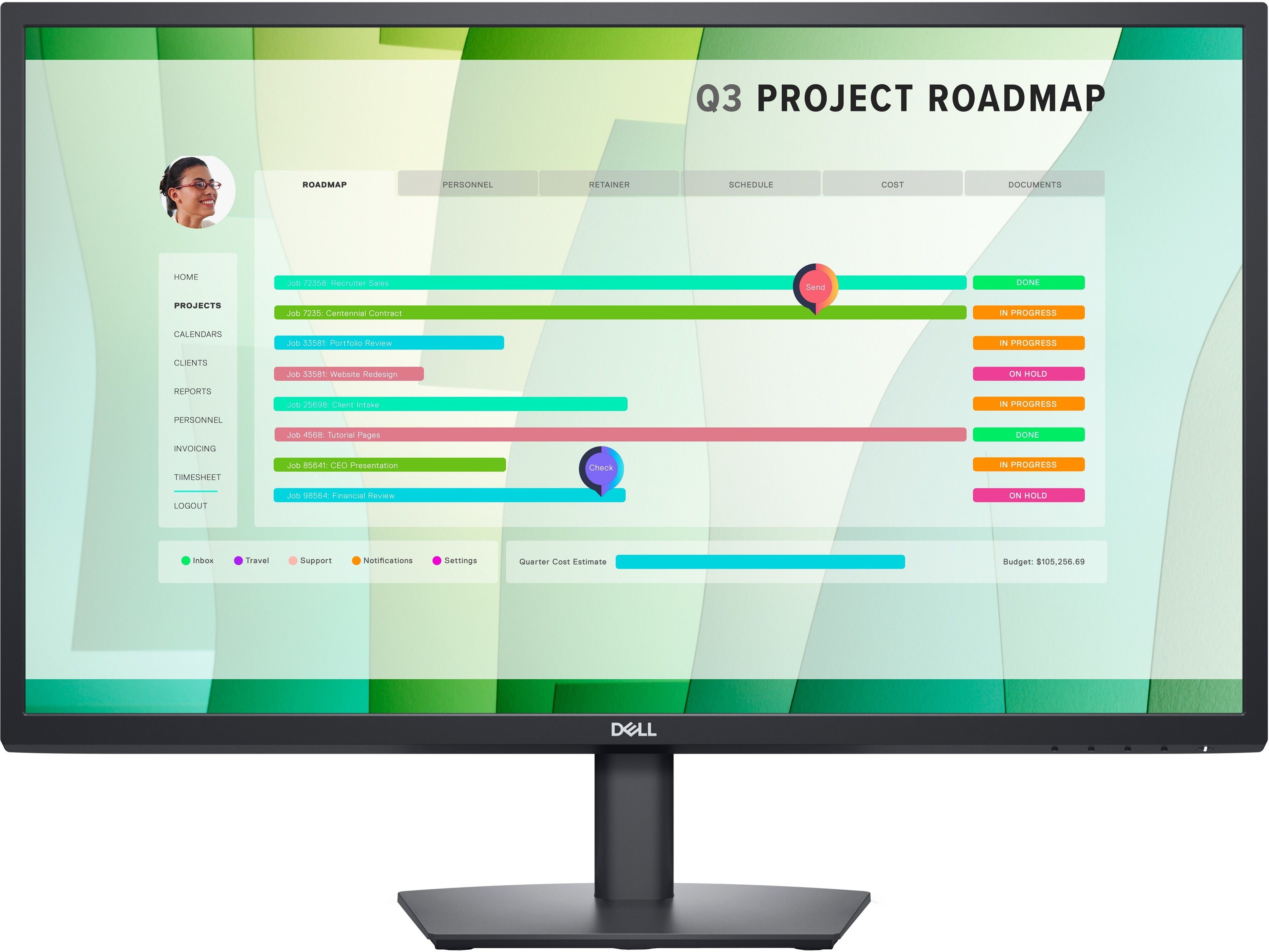 DELL E-Series 68.58 cm (27 inch) Full HD LED Backlit IPS Panel with Tilt Adjustment, Slim Bezel, Eye Comfort , Flicker Free Wide Viewing Angle Monitor (E2723HN)-image-35
