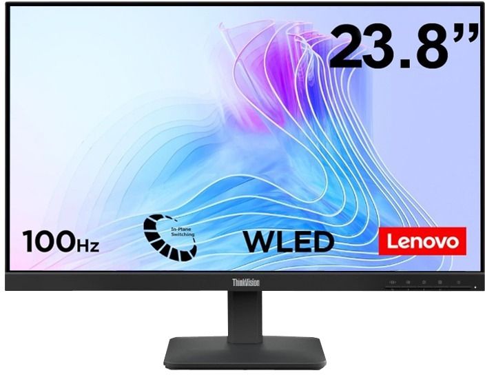 Lenovo Thinkvision S Series 60.45 cm (24 inch) Full HD LED Backlit IPS Panel Monitor (S24-4e 1xHDMI; 1x VGA; TUV Eye Comfort, Low Blue Light)-image-44