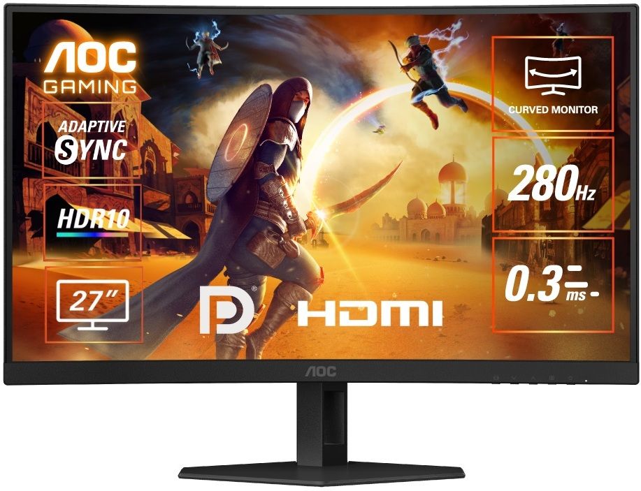 AOC 68.58 cm (27 inch) Curved Full HD LED Backlit VA Panel with HDR10 Gaming Monitor (C27G4Z)-image-26