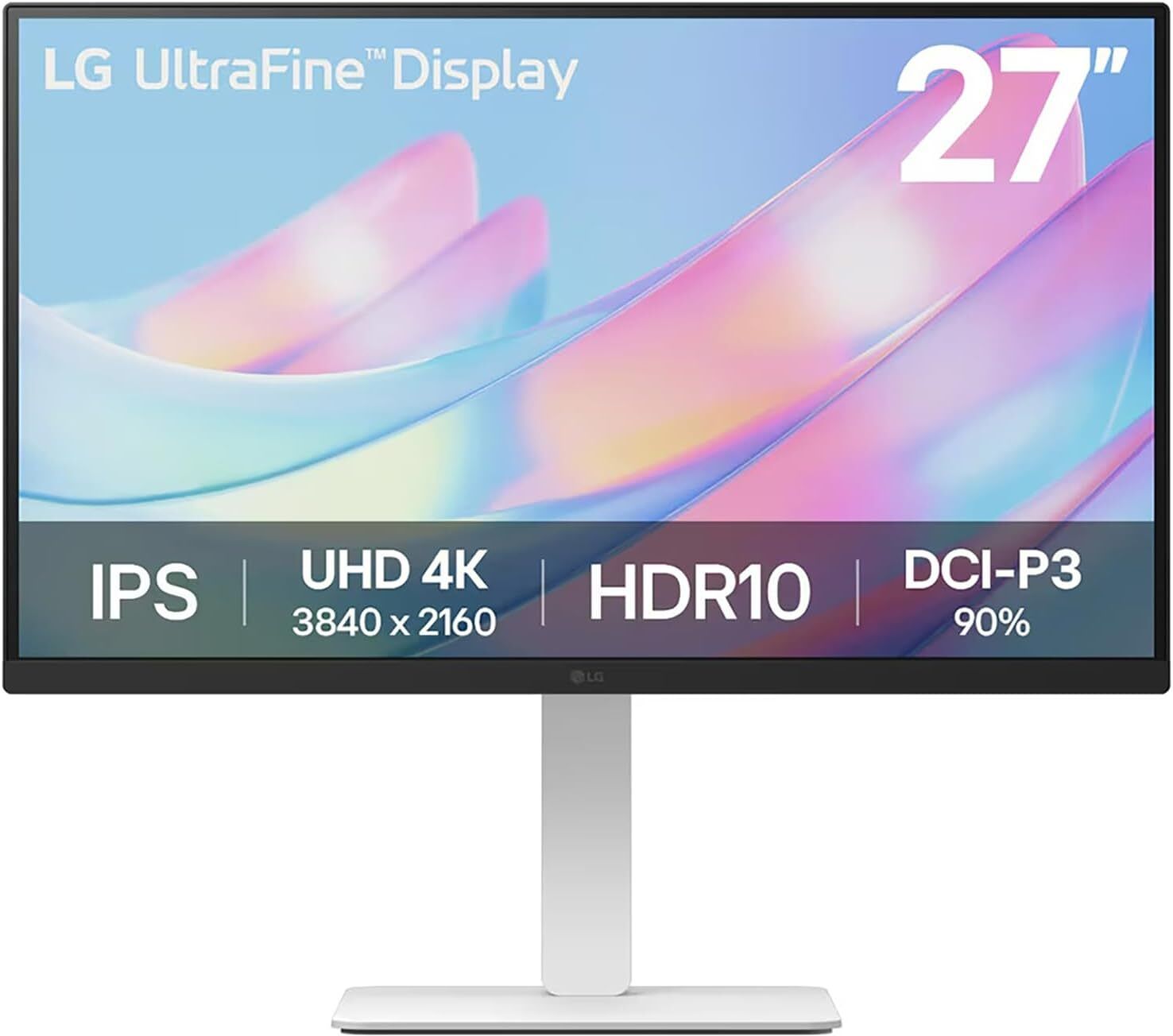 LG ULTRAFINE 68.58 cm (27 inch) UHD IPS Panel Monitor (27US550-HDR10,DCI-P3 90%,HDMI & DP Port, Pivot, Swivel & Height Adjustable Stand)-image-3