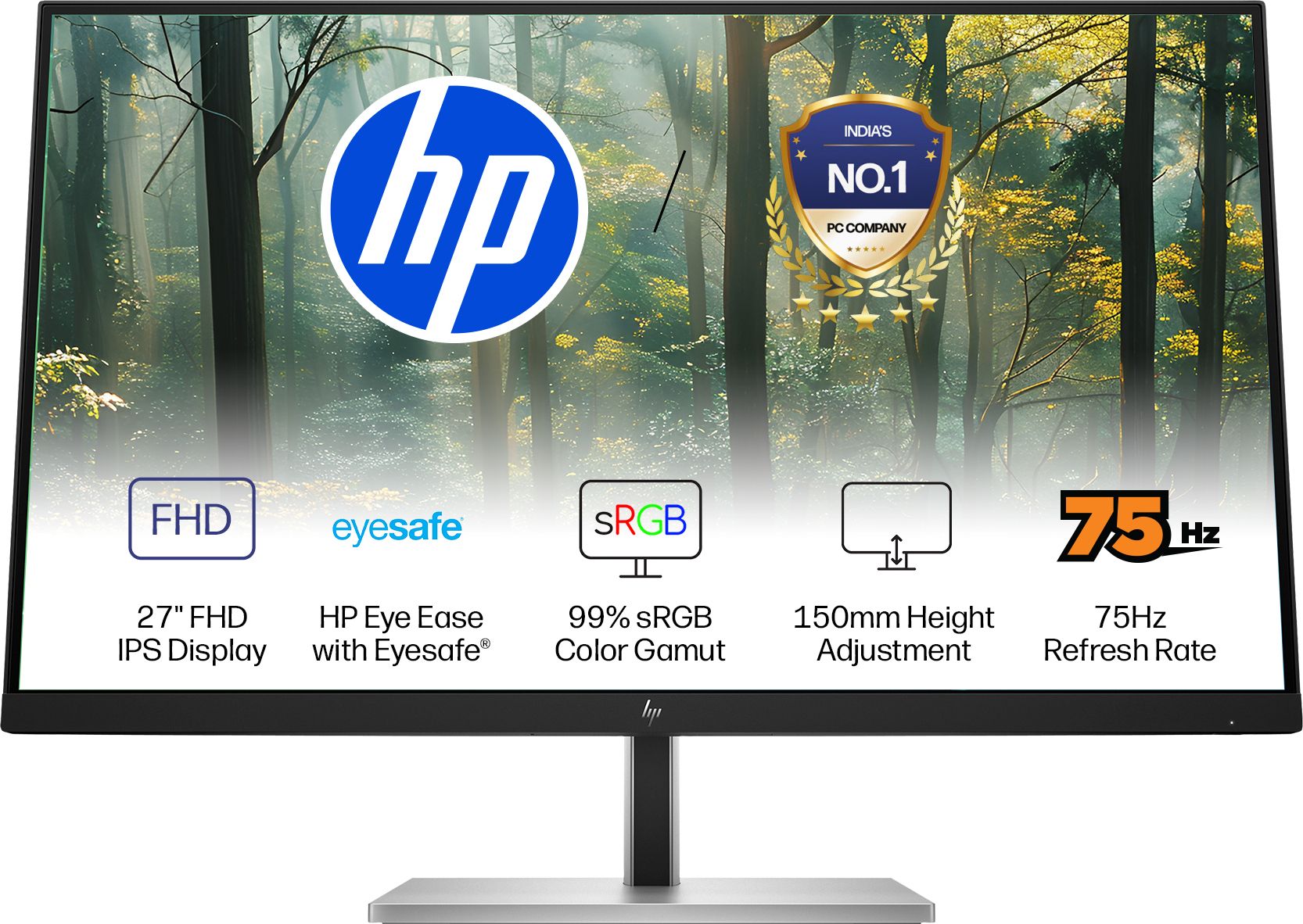 HP Series E G5 68.58 cm (27 inch) Full HD IPS Panel Monitor (E27)-image-5