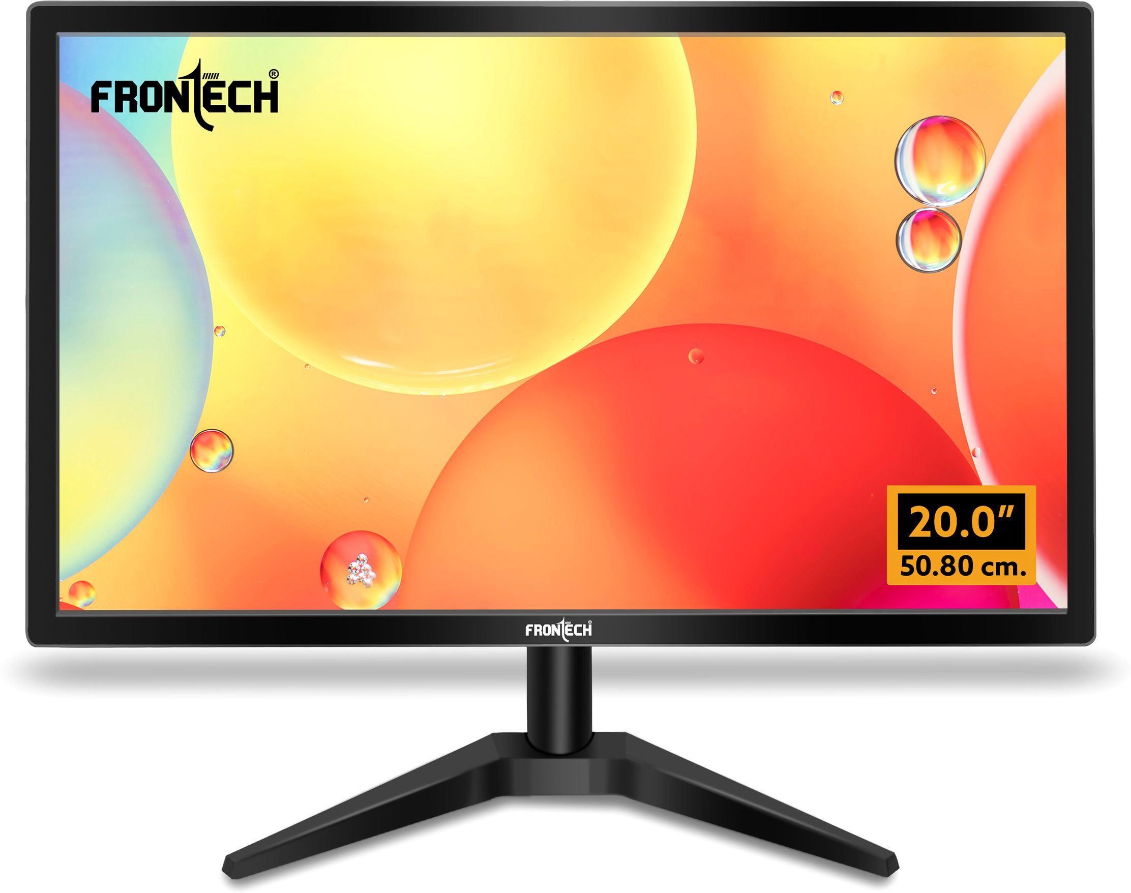 Frontech - 50.8 cm (20 inch) HD LED Backlit VA Panel Monitor (MON-0074)