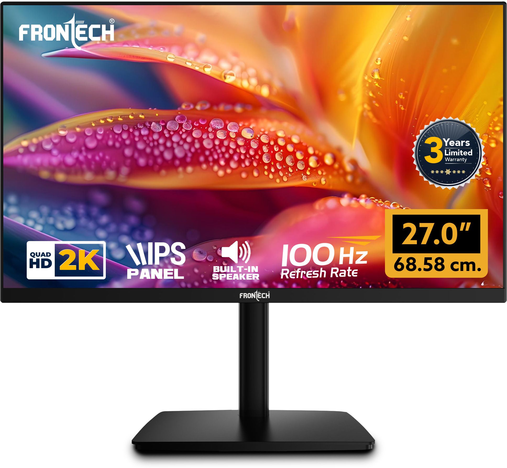 Frontech Gaming 68.58 cm (27 inch) Quad HD LED Backlit IPS Panel Monitor (Gaming Monitor – FreeSync, Flicker Free, Low Blue Light, HDMI + DisplayPort)-image-36