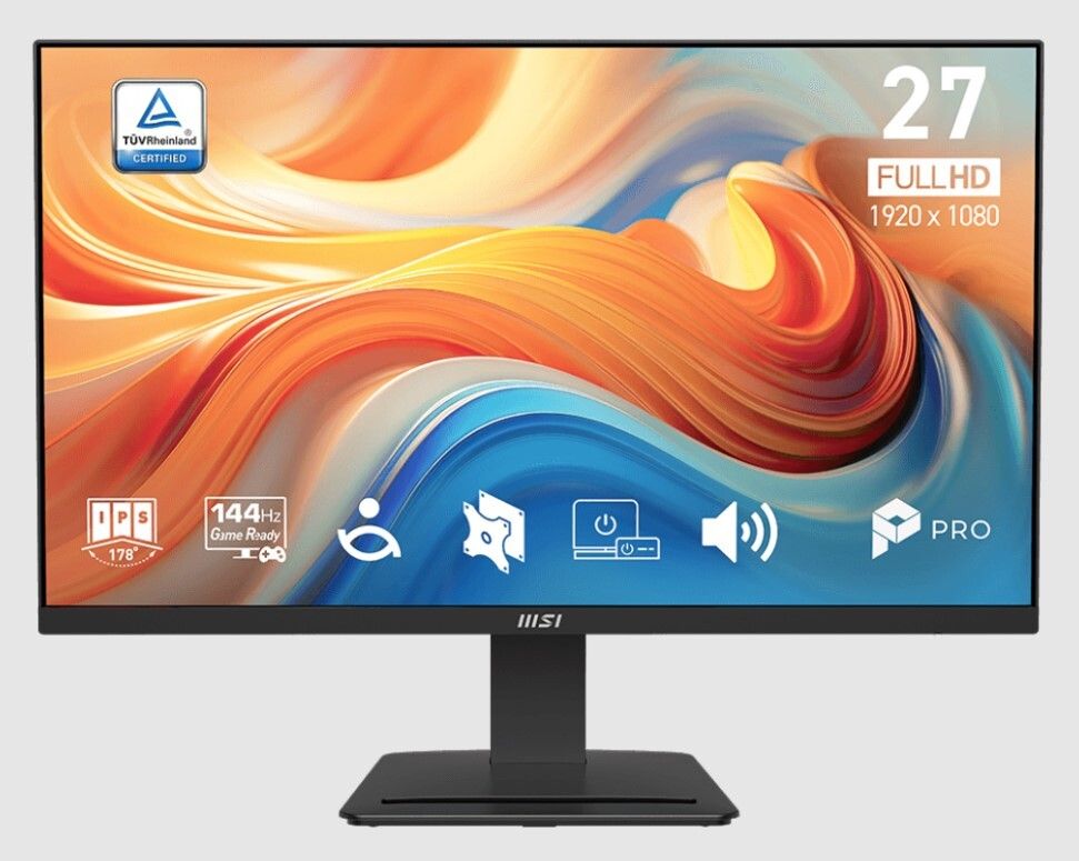 MSI 68.58 cm (27 inch) Full HD IPS Panel with Anti-Flicker Technology, 102% SRGB, Built-in Speakers, Tilt Adjustable Flat Business Monitor (PRO MP273 E14A)-image-42