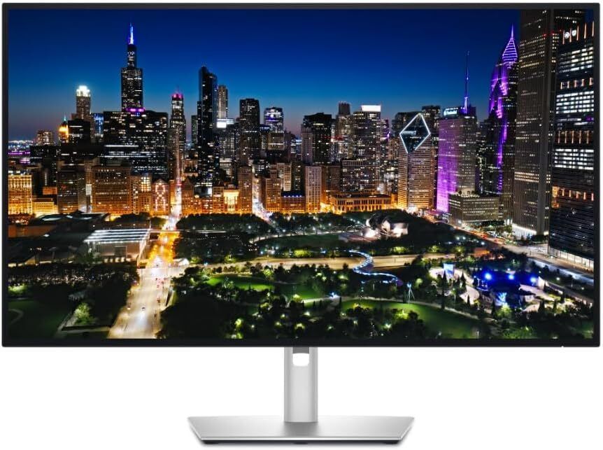 DELL UltraSharp U3225QE (3840 x 2160) Thunderbolt Hub 81.28 cm (32 inch) 4K Ultra HD LED Backlit IPS Panel Monitor (100% sRGB,3000:1 contrast,HDR 600,HDMI, DP, USB-C 140W PD, Height, Pivot, Swivel)-image-9