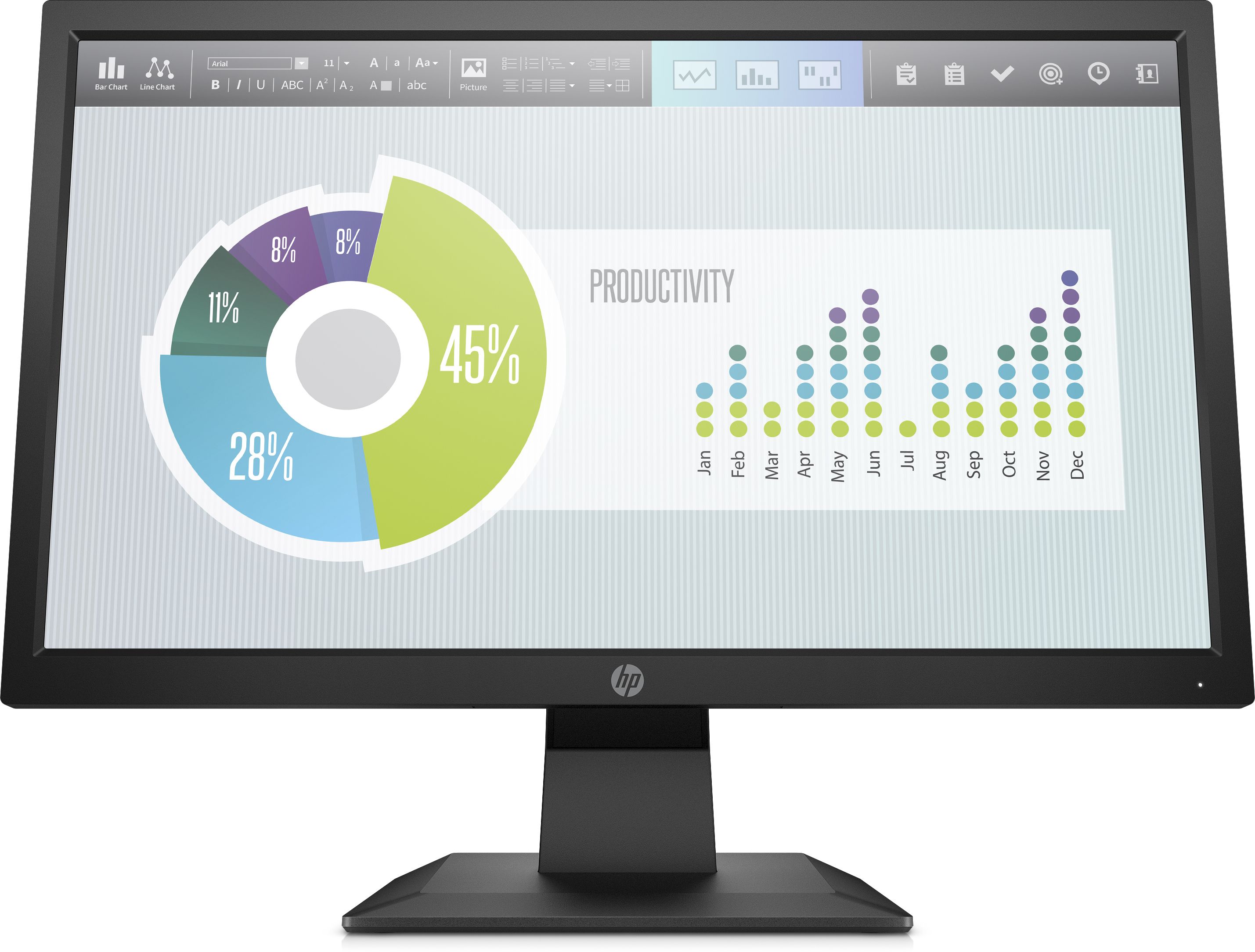 HP 49.53 cm (19.5 inch) HD+ LED Backlit TN Panel Monitor (P204V)-image-15