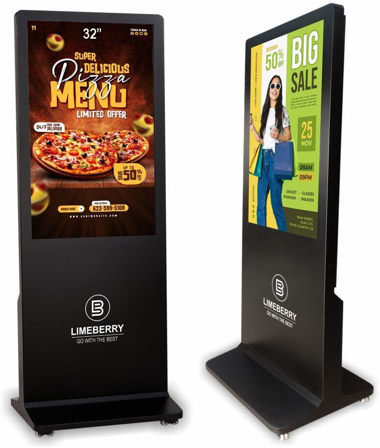 LIMEBERRY Digital Advertisement Machine Standee Signage Kiosk Product Size 65" Height x 15" Width 81.28 cm (32 inch) Full HD LED Backlit IPS Panel Monitor (LB321-IUH)-image-20