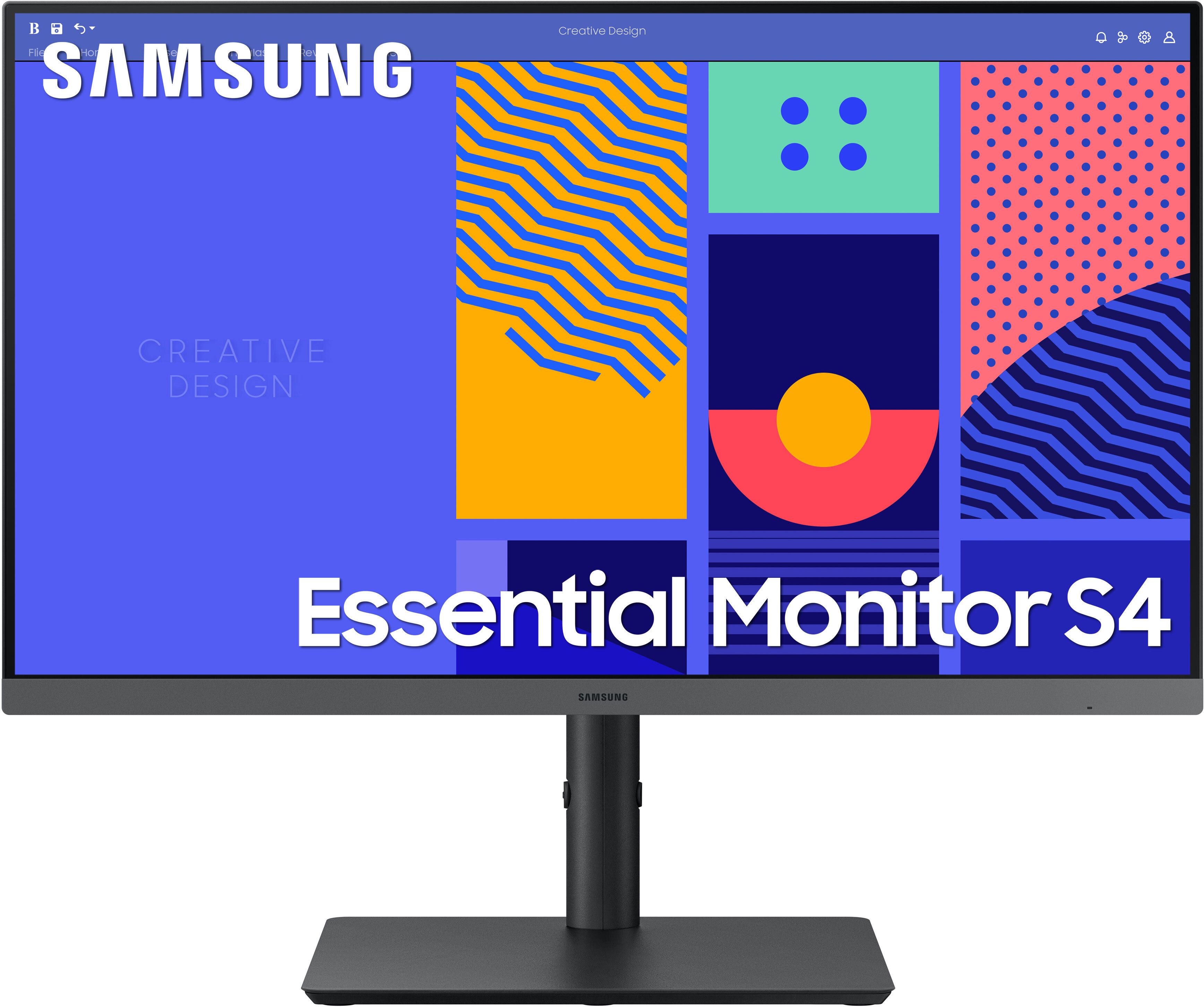 SAMSUNG S4 60.96 cm (24 inch) Full HD IPS Panel with Eye Saver Mode, Flicker Free, Height Adjustable Stand, Borderless Display Monitor (LS24C430GAWXXL)-image-15