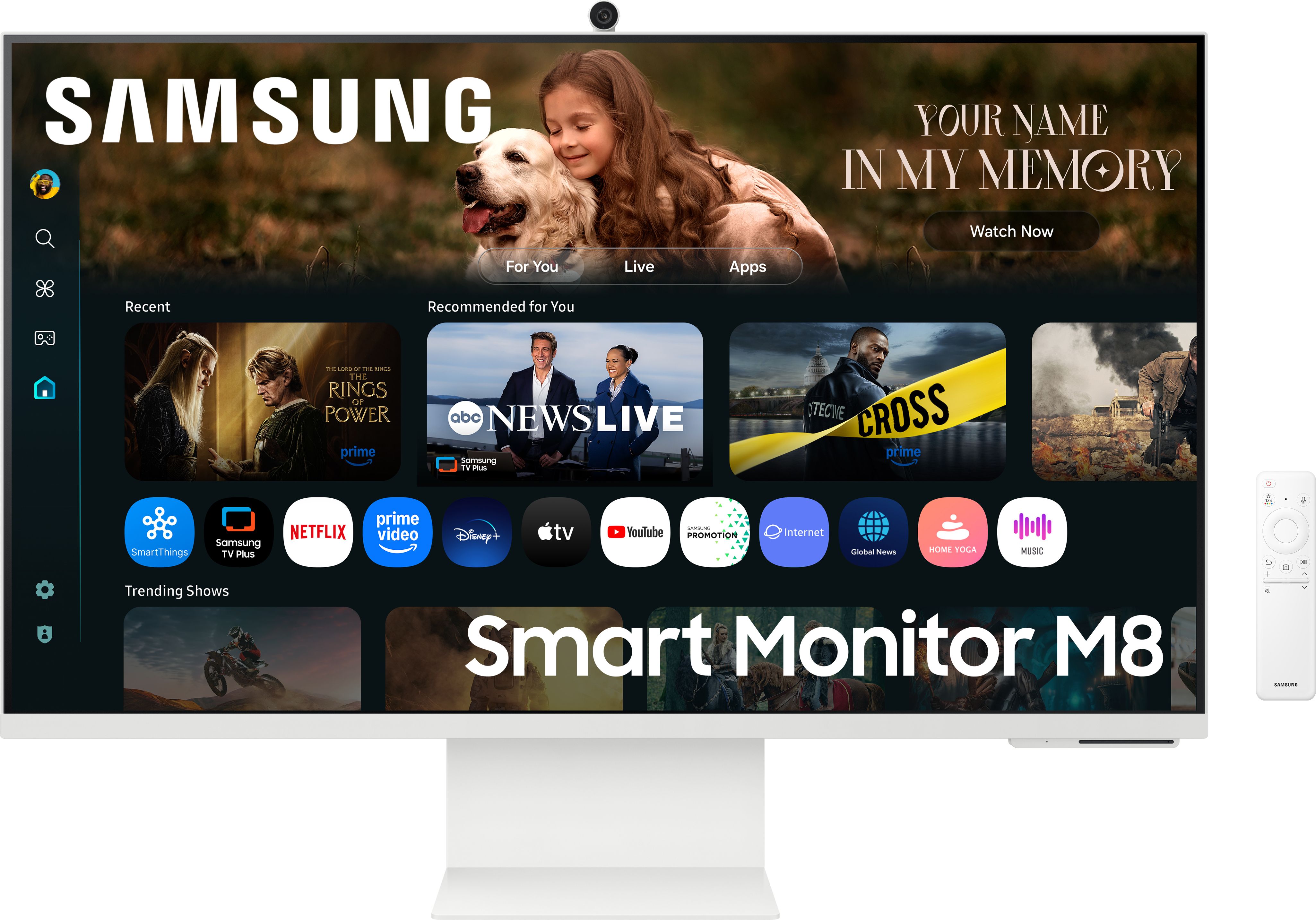 Samsung M8 Series 80.0 cm (32 inch) 4K Ultra HD LED Backlit VA Panel with� In-built Speaker, SlimFit Camera, Wi-Fi, Bluetooth, USB, Type-C, Wireless Display, Vision AI Smart� Monitor (LS32FM801UWXXL)-image-13