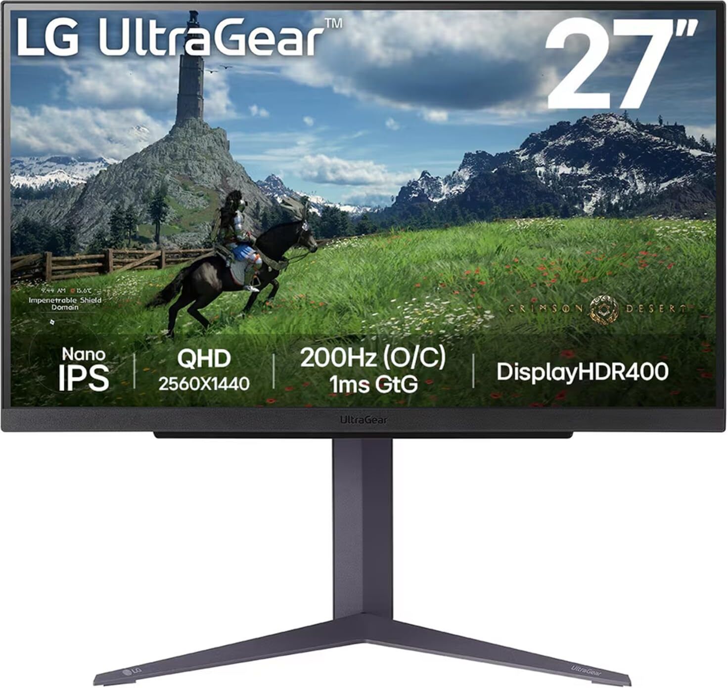 LG ULTRAGEAR NANO IPS 68.58 cm (27 inch) Quad HD LED Backlit IPS Panel Gaming Monitor (27GS85Q-(2560x1440),G-SYNC Compat.,HDR10,sRGB 99%,Height/Pivot,HDMI,DP,USB PORTS)-image-16