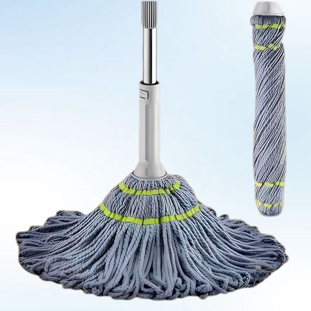 yvtrading Reusable Cotton Yarn Mop for Fast and Efficient Floor Cleaning Wet & Dry Mop-picture-35