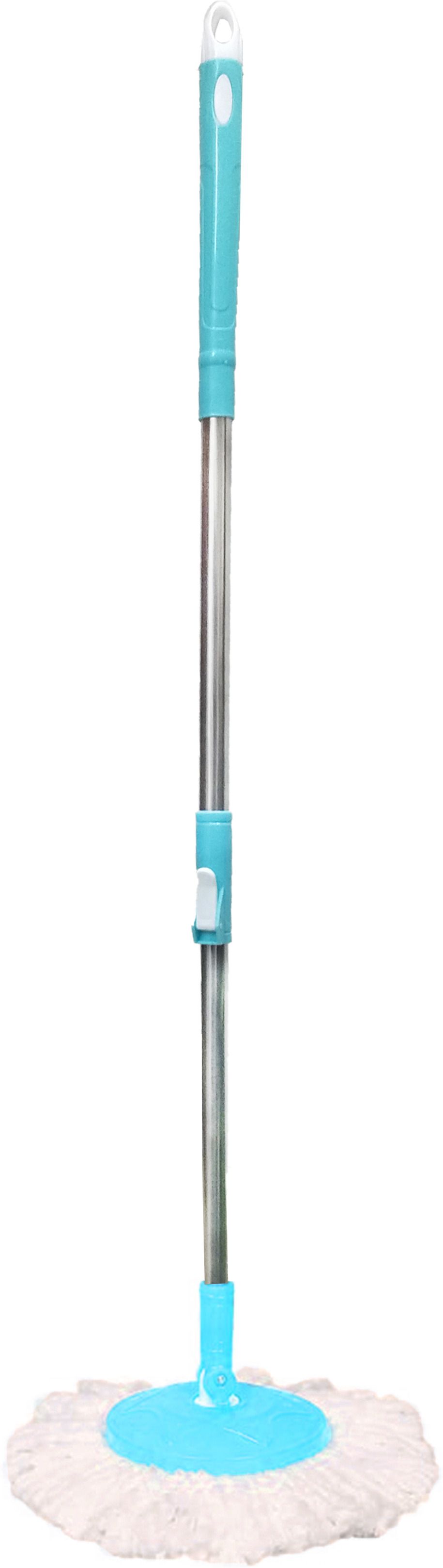 Economy Spin Mop-Rod Stick, Mop Head And 1 Microfiber Refill - Wet & Dry 360 Mop Mop Rod-image-38
