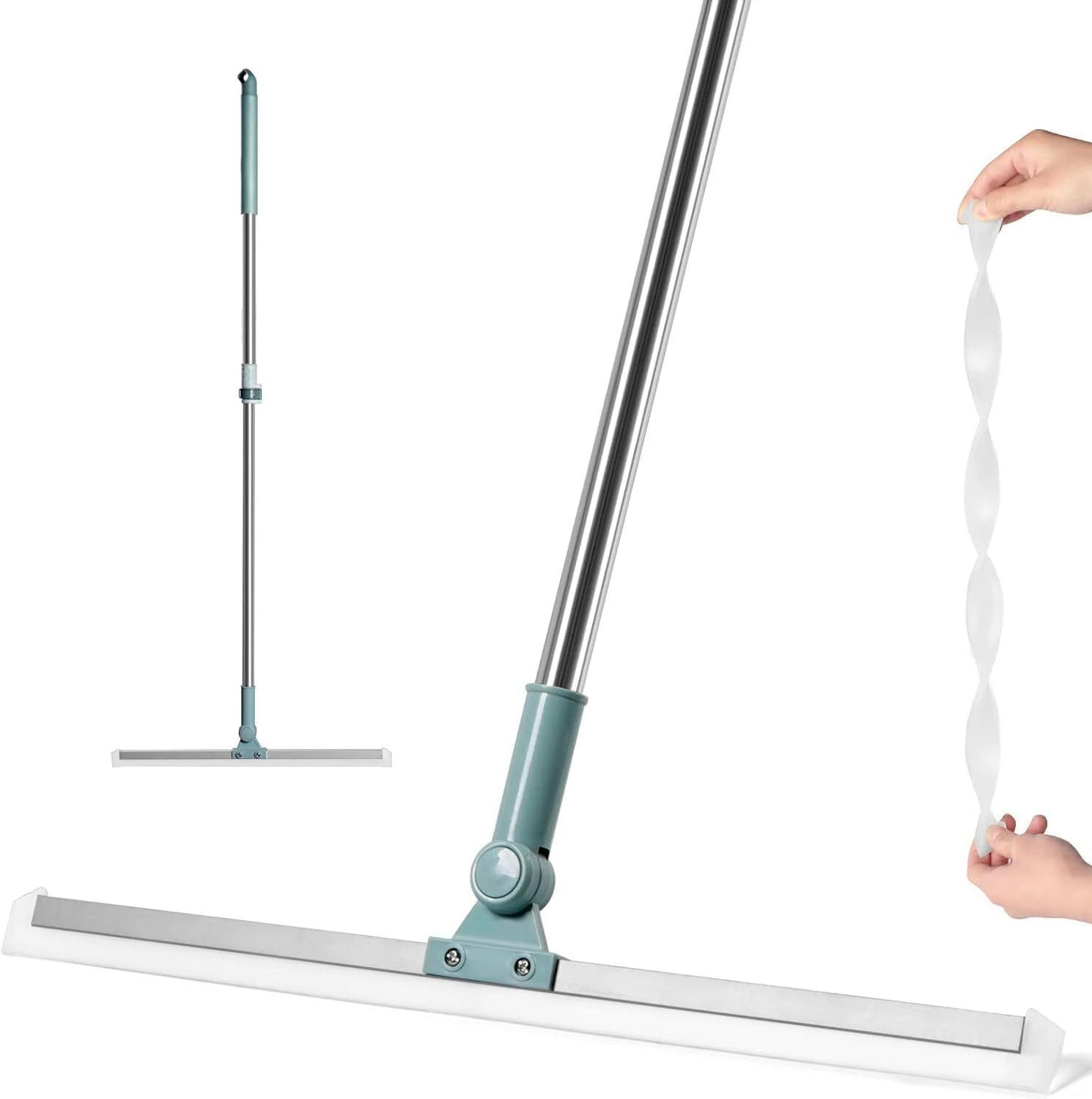 Magic Broom Floor Wiper for Bathroom Cleaning Squeeze Heavy Duty Mop Silicone Wet and Dry Broom-image-32