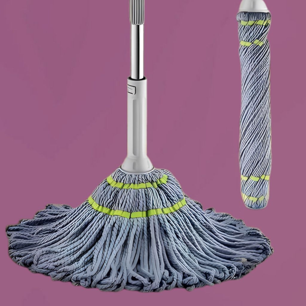 mvtrading Home Care Floor Mop with High Water Retention Capacity Wet & Dry Mop-picture-24