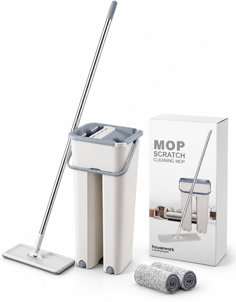 Scratch mop Mop Head and Rod-image-37