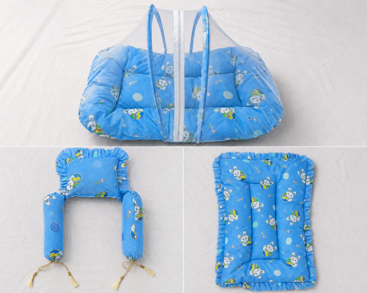 amaar praan Baby Bedding Set with Mosquito Net & Pillow Baby Bedding Set Mosquito Net Bed or Baby Bedding Set-picture-20