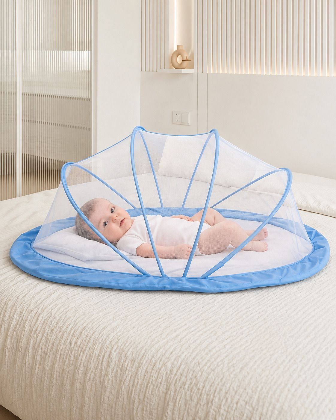 New model baby folding mosquito net HDPE - High Density Poly Ethylene Washable Kids Mosquito Net-image-26