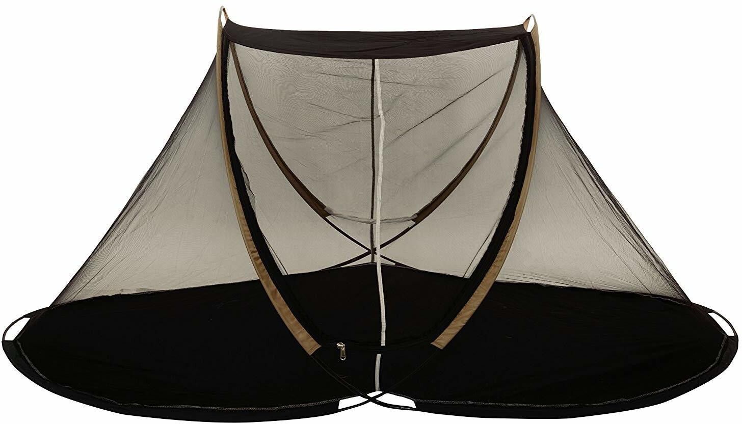 lemork High Quality, Self standing with one Side Slidder Gate machhardani Single Bed Polyester Washable Adults Mosquito Net-picture-15