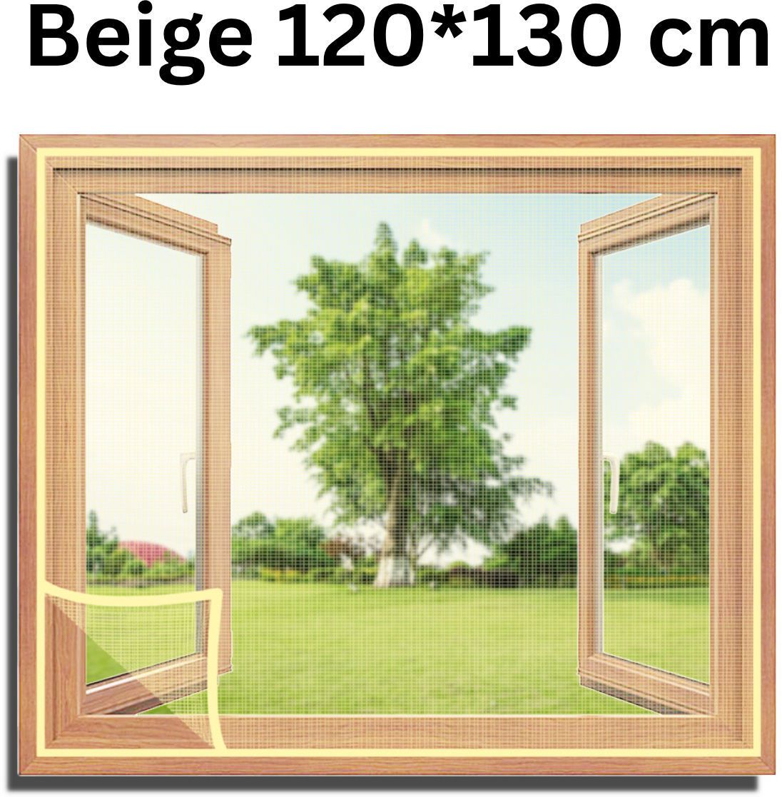 120 GSM Fiberglass Pre-Stitched Window Fibre Washable Adults Mosquito Net-image-47