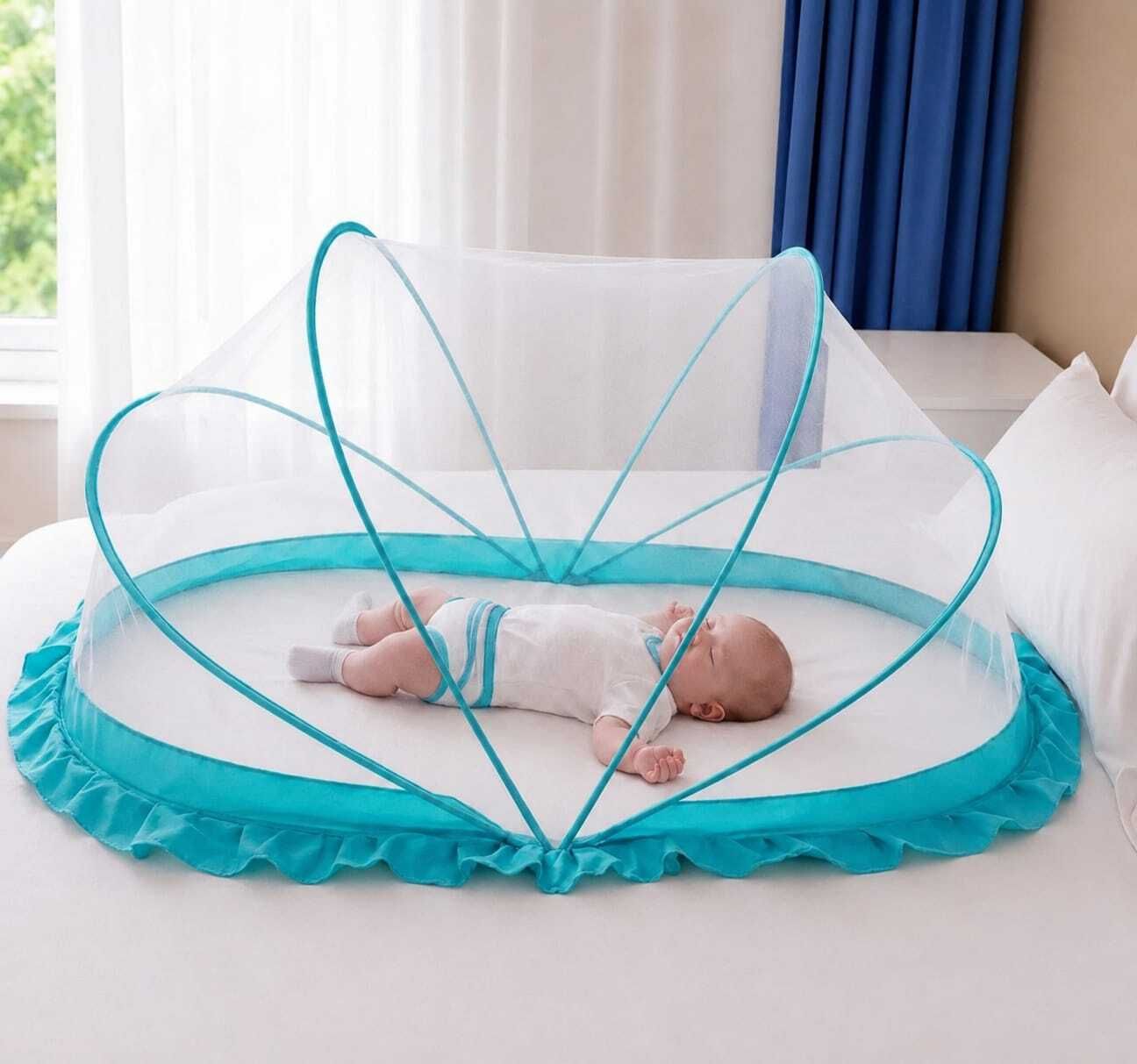 Baby Folding Mosquito Net Polyester Washable Kids Mosquito Net-image-12