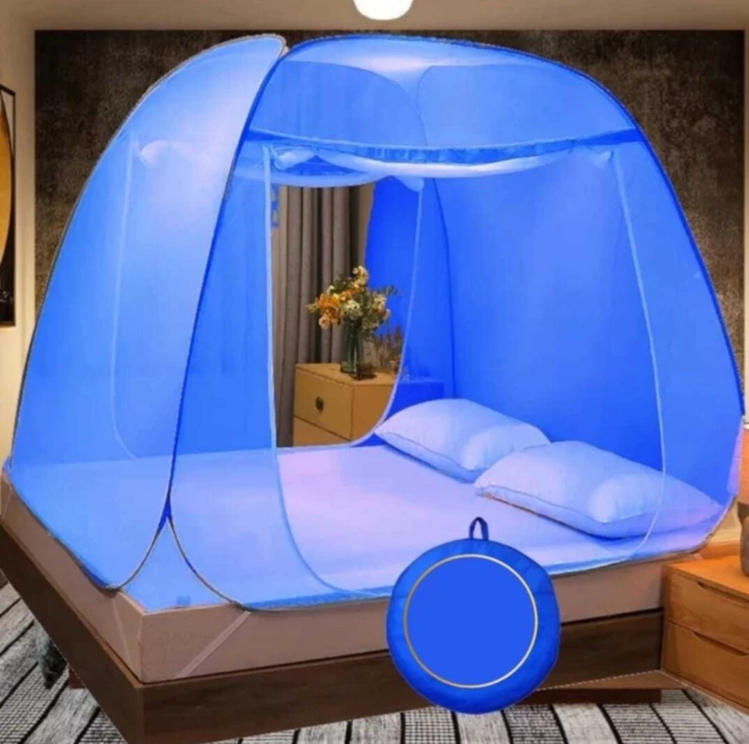 Polyester Adults Washable Mosquito Net for Double Bed King Size Foldable, Strong and Durable Tent Mosquito Net