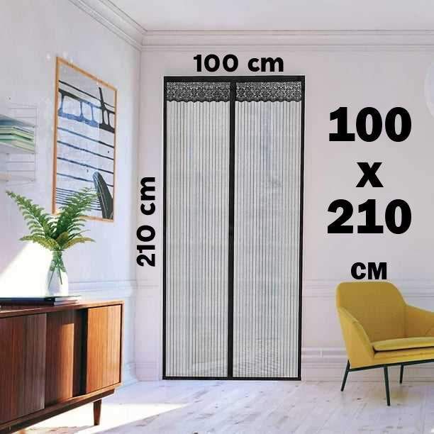 Auto-Closing Magnetic Door 1 Polyester Washable Adults Mosquito Net-image-21