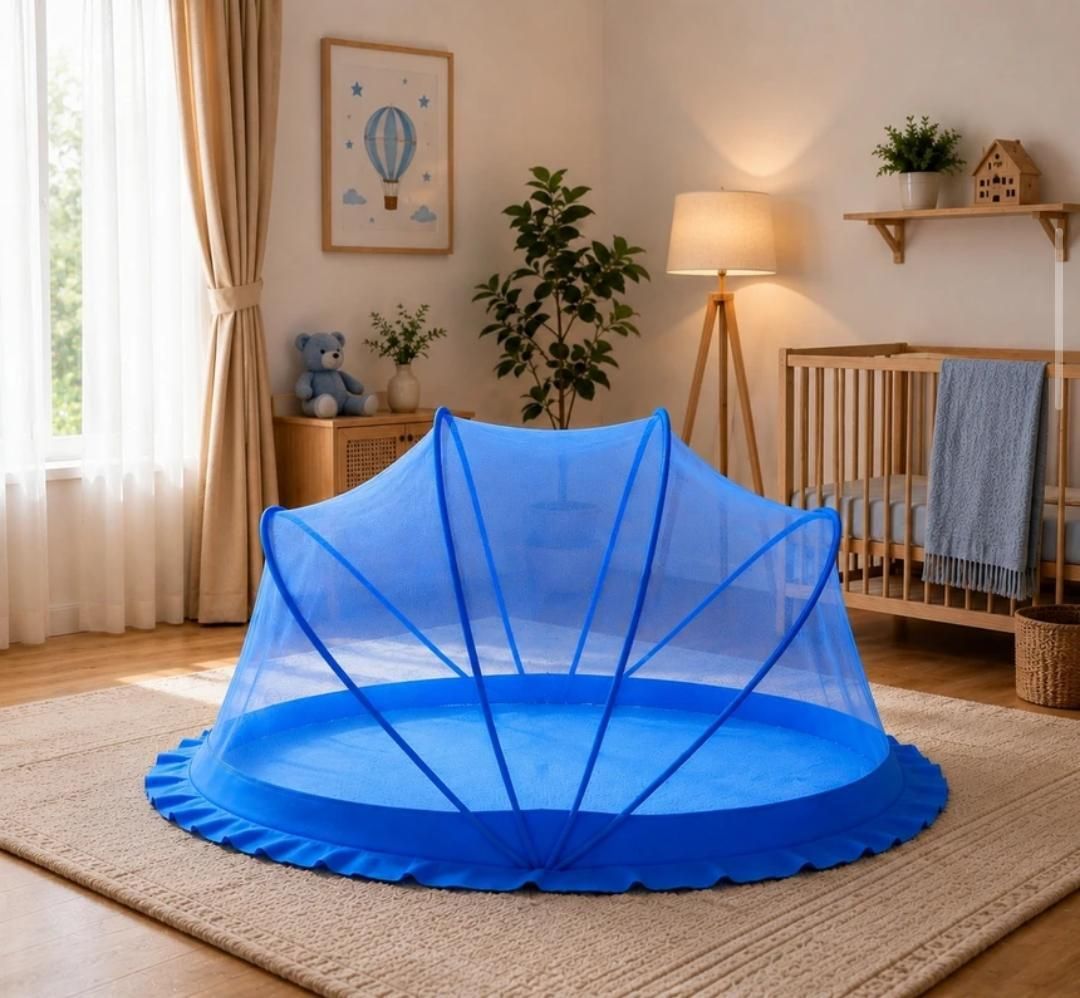 0-30 MONTHS FOLDABLE CRIB BABY MOSQUITO NET HDPE - High Density Poly Ethylene Washable Infants Mosquito Net-image-48