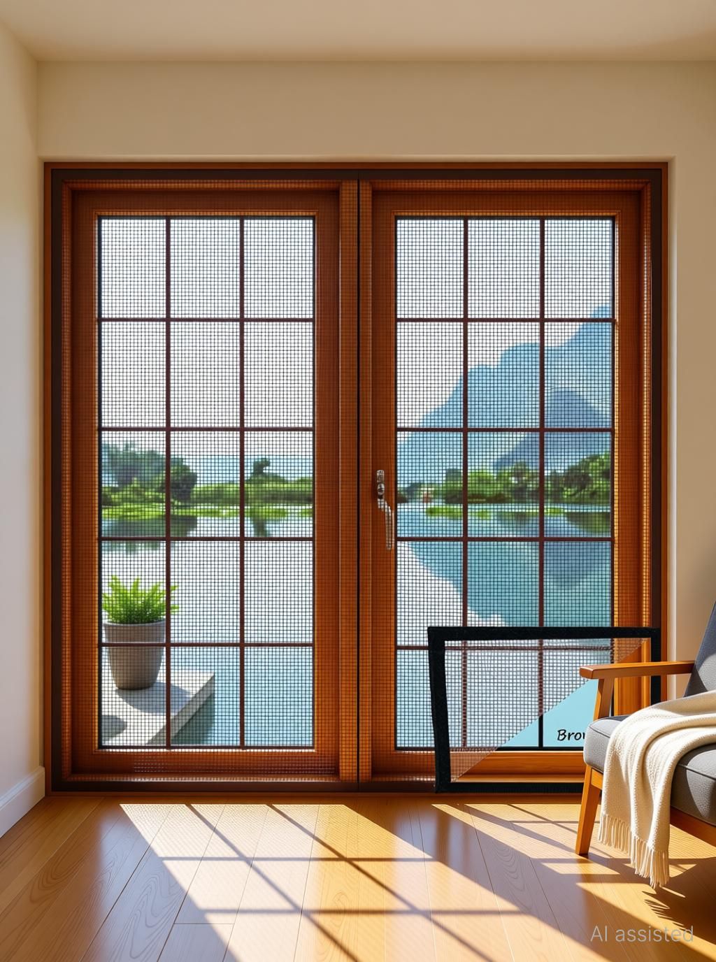 120 GSM Fiberglass Pre-Stitched Window Fibre Washable Adults Mosquito Net-image-37