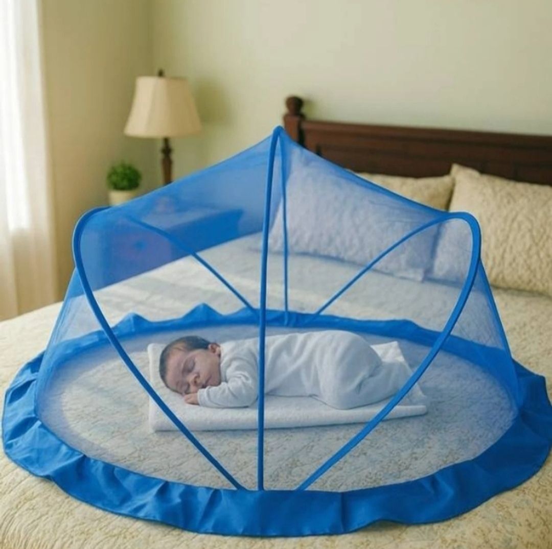Baby crib full blue HDPE - High Density Poly Ethylene Washable Kids Mosquito Net-image-15