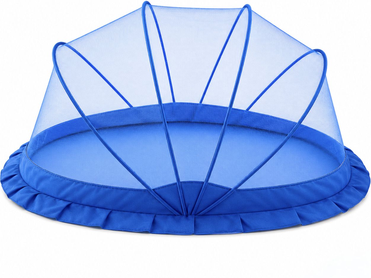 Foldable baby mosquito net | Pop-Up Design | Fine Mesh | 0-24 Months baby HDPE - High Density Poly Ethylene Washable Infants Mosquito Net-image-36