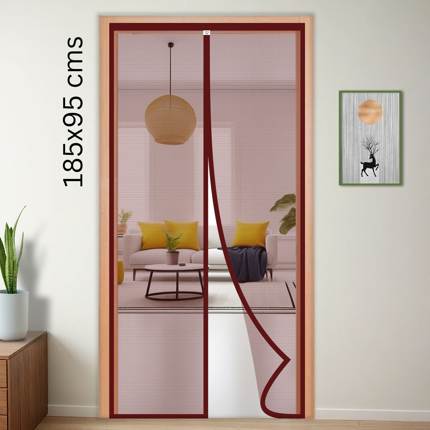 Auto-Closing Magnetic Door Mosquito Polyester Washable Adults Mosquito Net-image-21