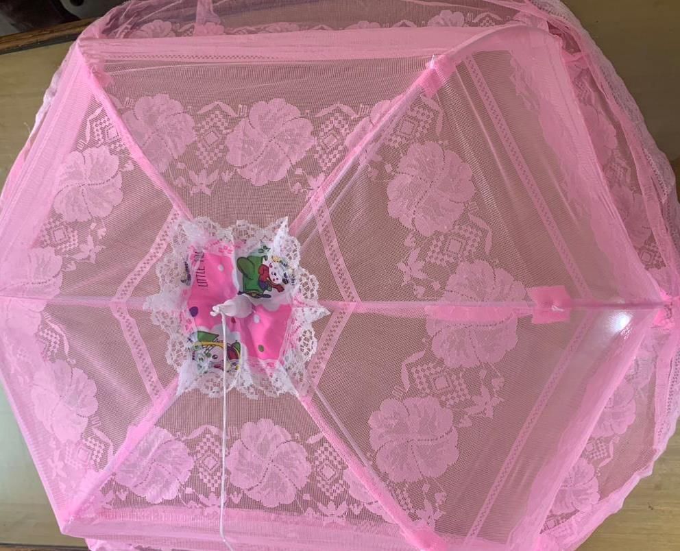 Polyester Kids Umbrella Style Mosquito Net For 6 to 36 month kids Mosquito Net
