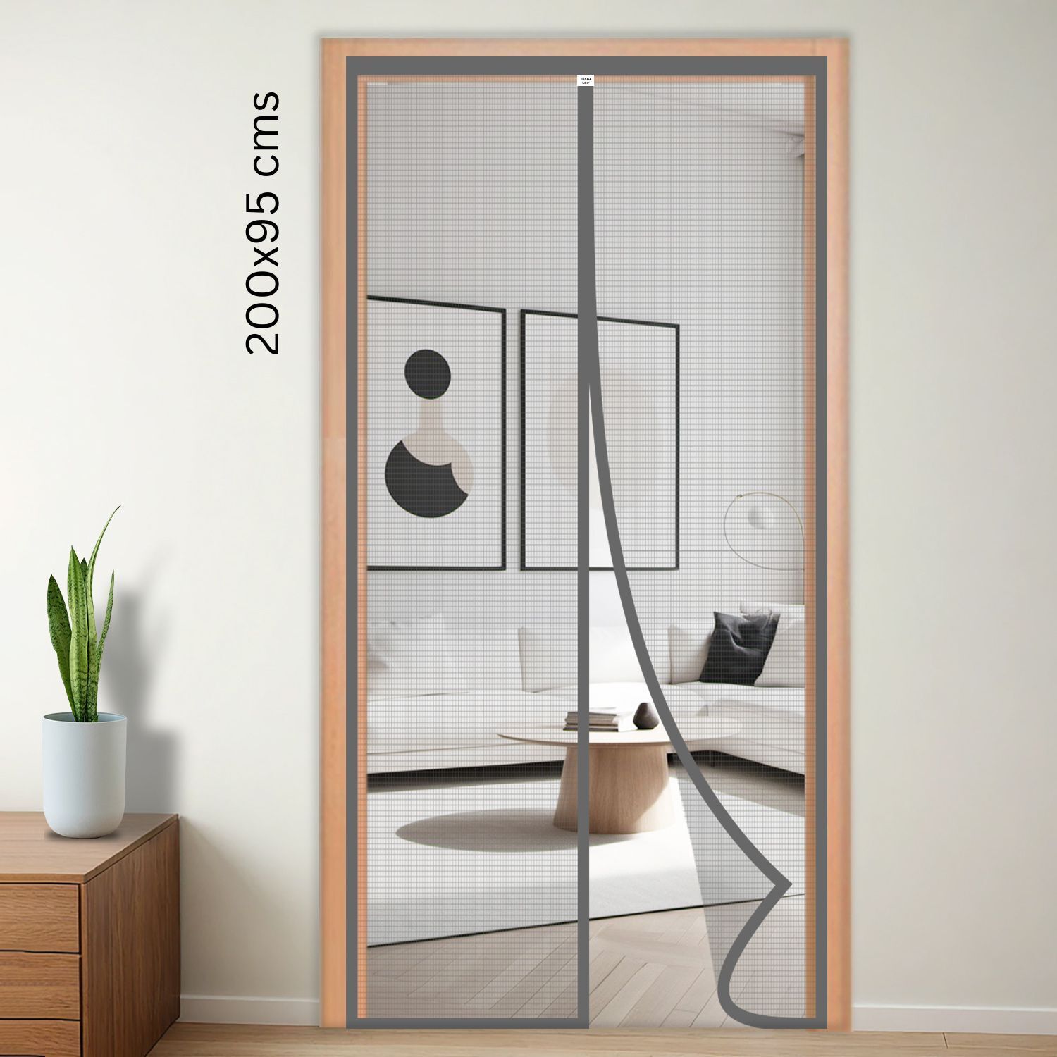120 GSM Fiberglass Magnetic Door Fibre Washable Adults Mosquito Net-image-35