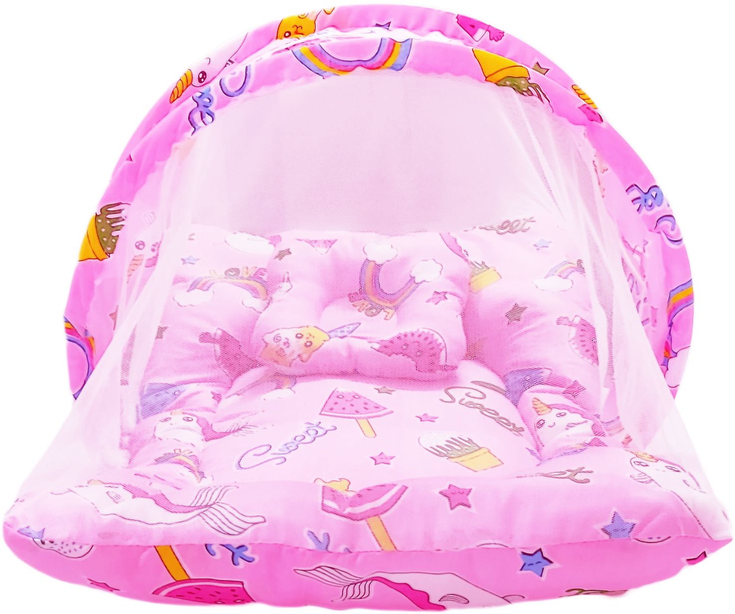 Baby Bedding Mosquito Net with Pillow standard Crib-image-48