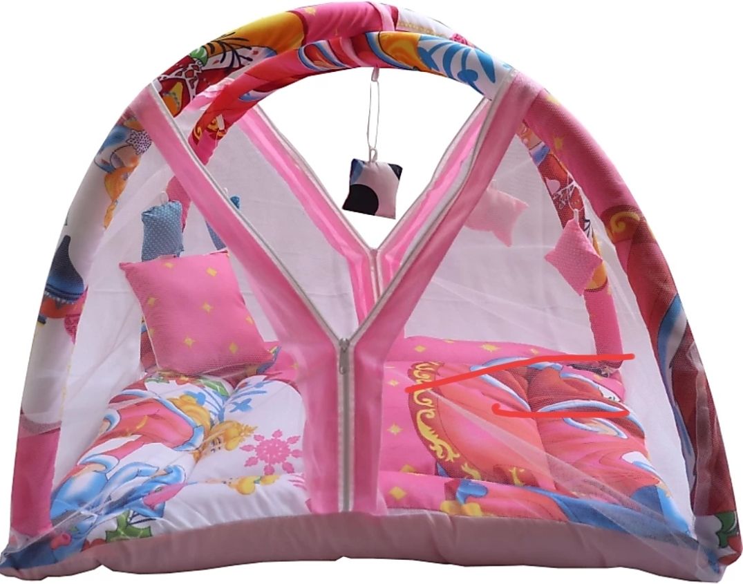 Cotton Infants Washable High Quality baby gym bedding set for 0-12 month baby with thick base Mosquito Net-image-20