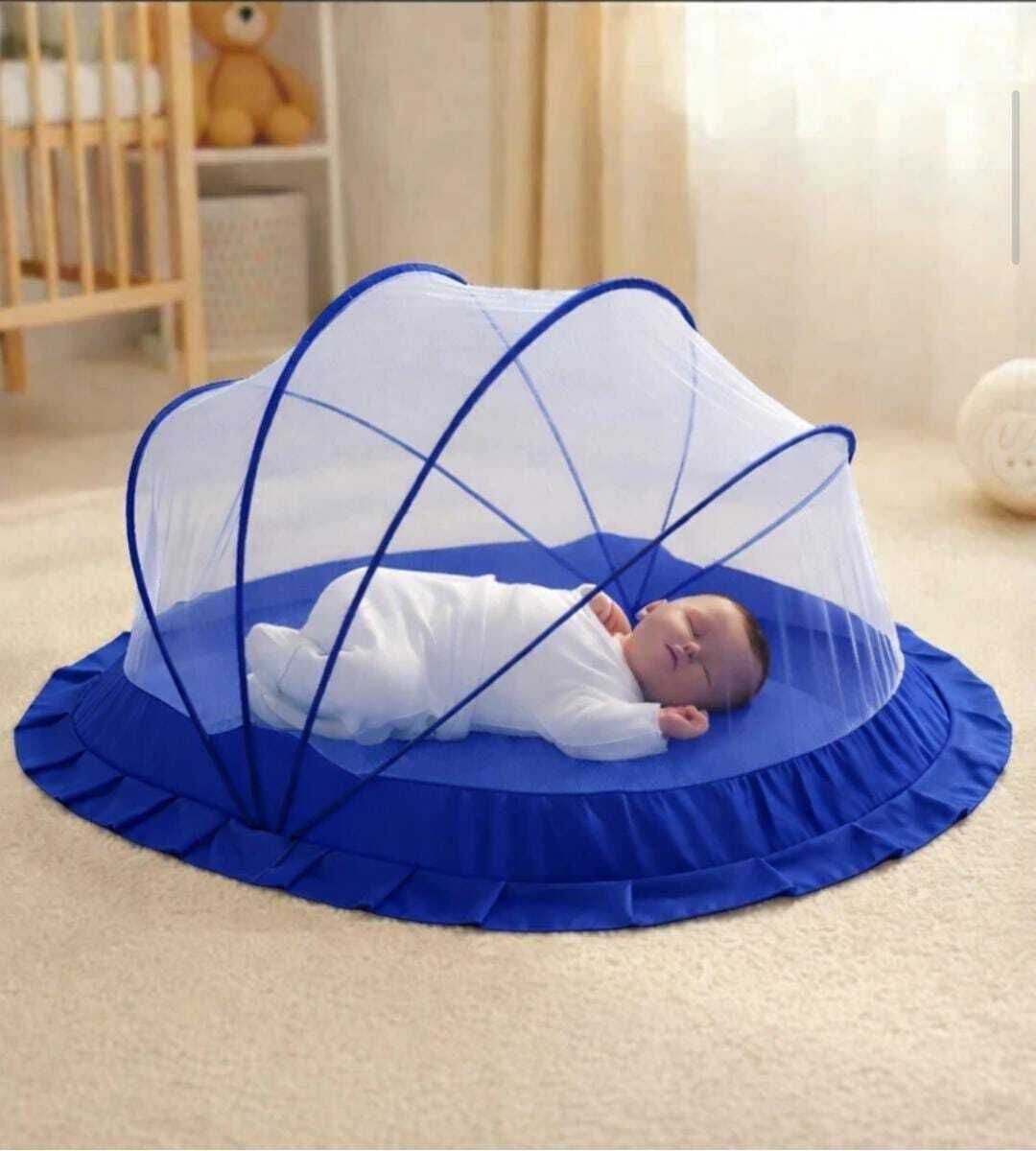 aasthanet Portable Popup Baby Mosquito Net – Foldable Infant Crib with Breathable Mesh Nylon Washable Kids Mosquito Net-picture-39