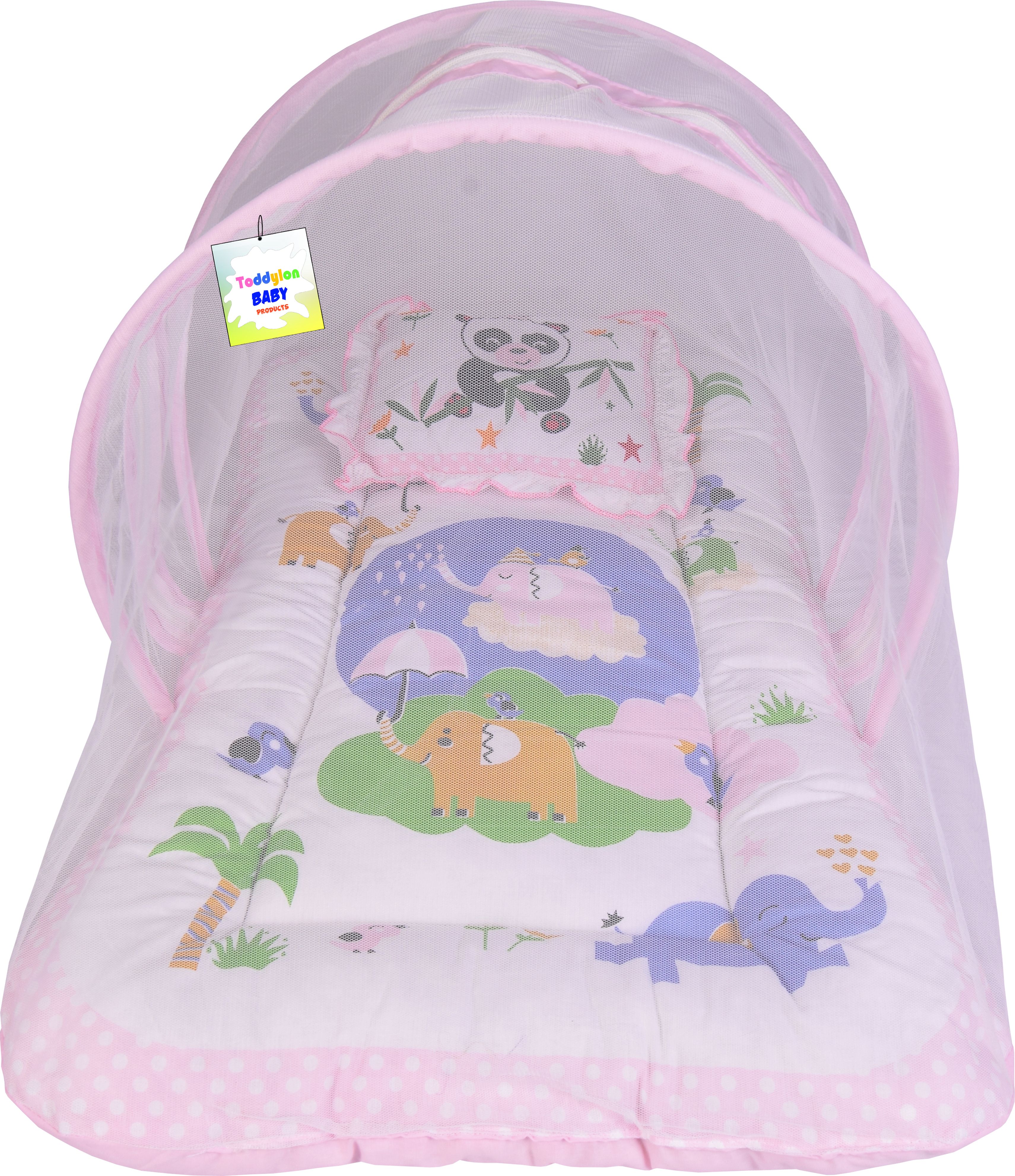 Cotton Kids New Born Baby Boys & Baby Girs Bedding Mosquito Net Bed With Soft Pillow Mosquito Net-image-33