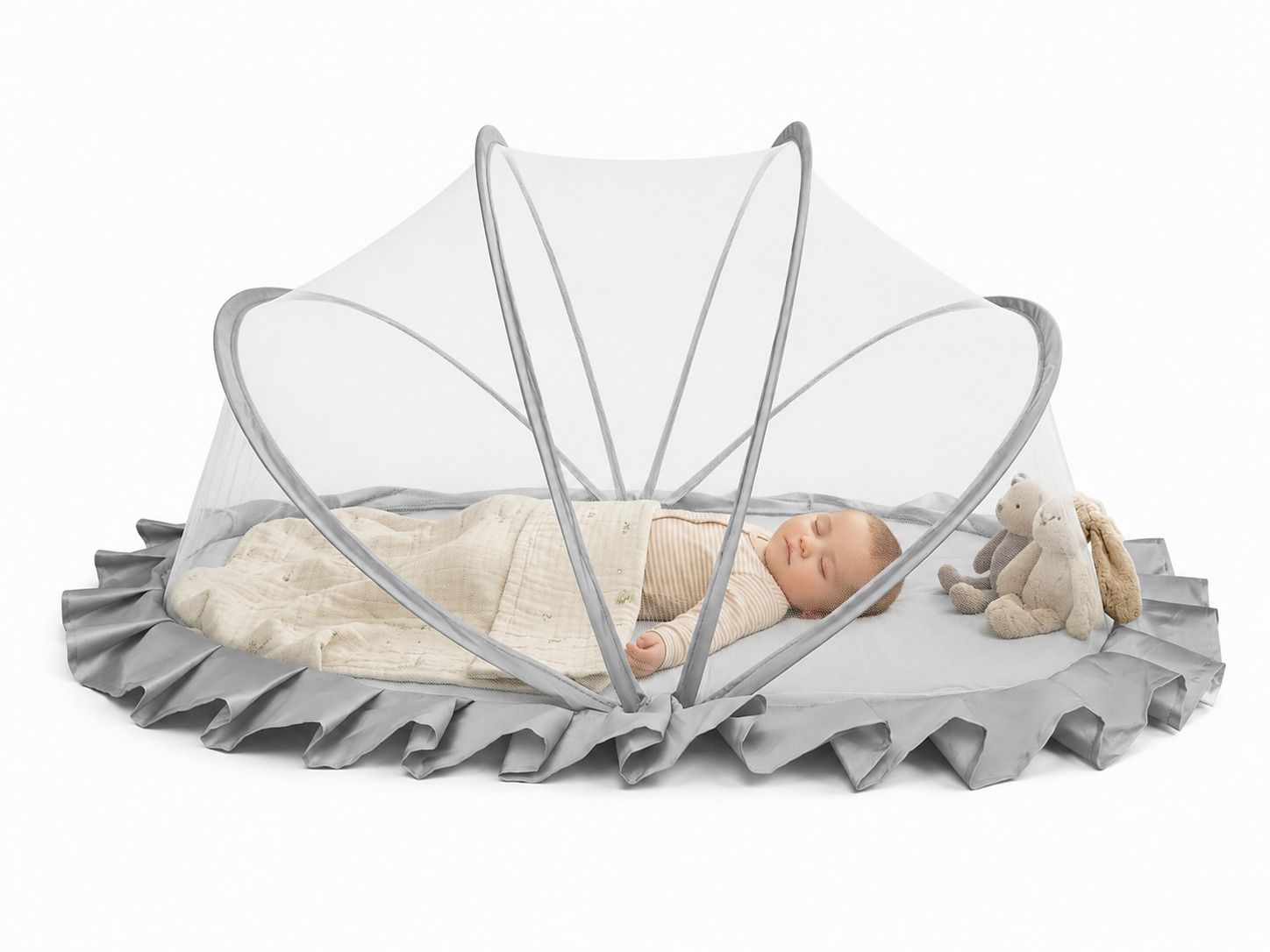Beby mosquito net premium HDPE - High Density Poly Ethylene Washable Kids Mosquito Net-image-41