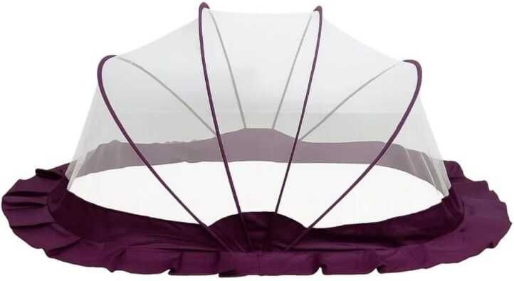 Brown baby crib Nylon Washable Infants Mosquito Net-image-40