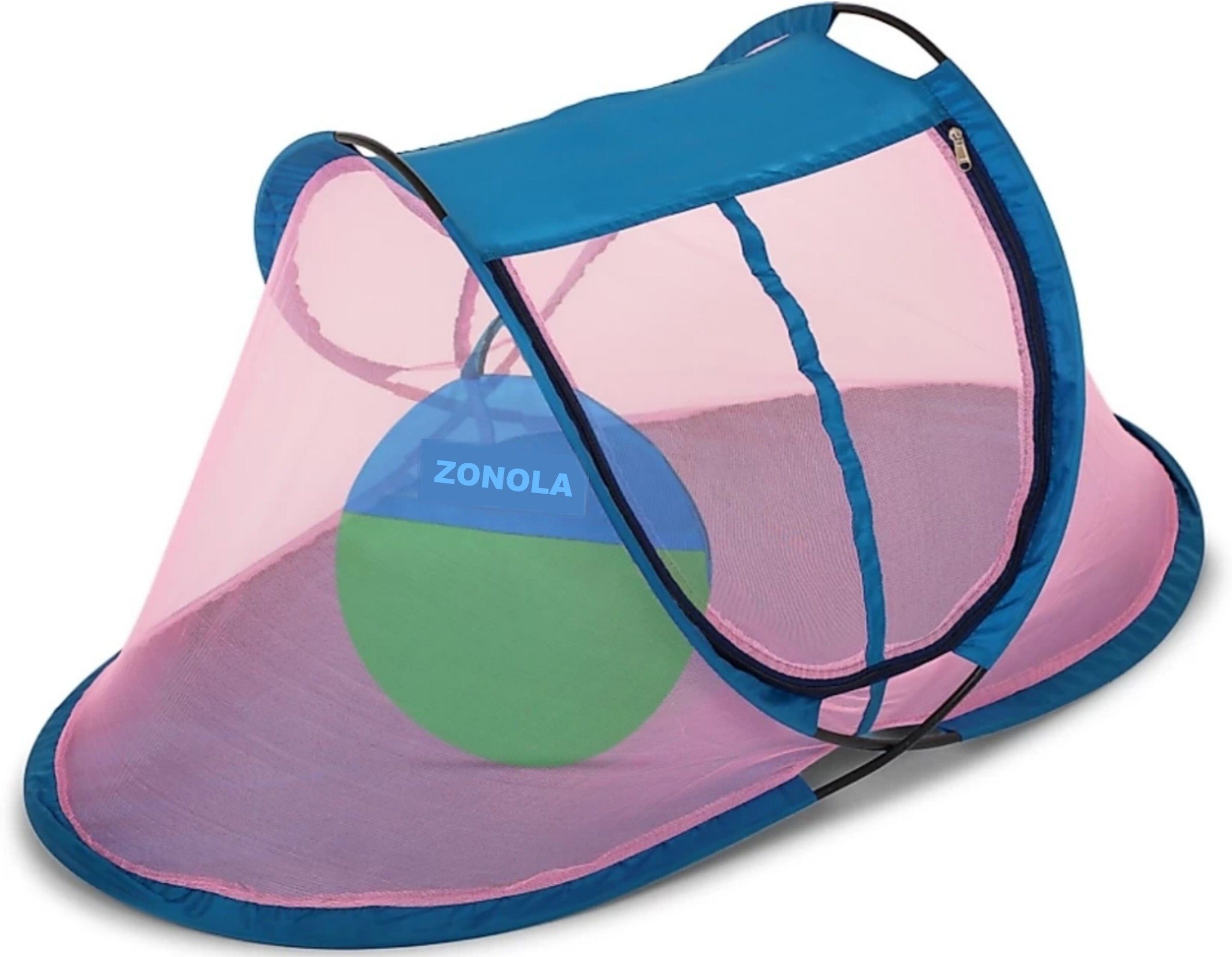 Polyester Infants Washable Foldable Baby Mosquito Net for kids , For New born Baby With base (Size : LxWxH : 3.5 X 1.9 X 1.7 Feet) (Suitable for : 0 to 2 Year) Mosquito Net-image-22