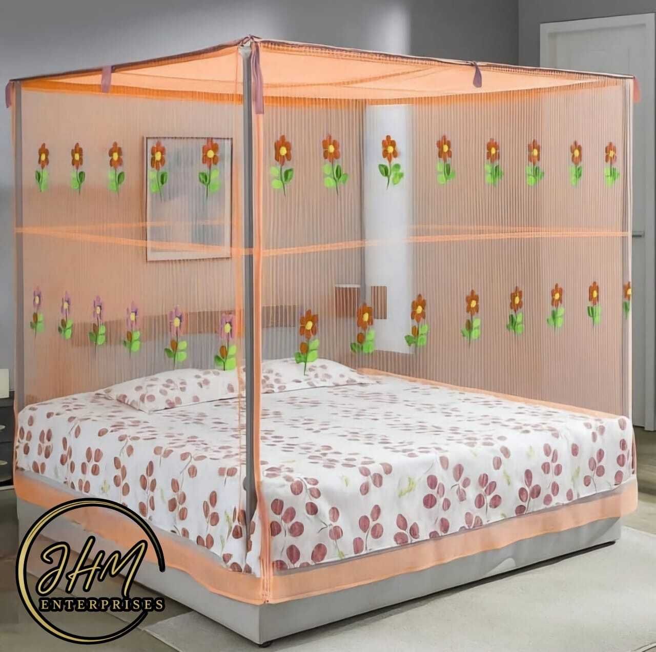 Mosquito Net portable Frame Hung Polyester Washable Adults Mosquito Net-image-2